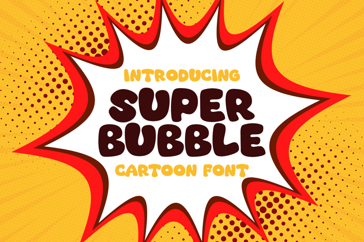 FontSpace game style bubble font sample
